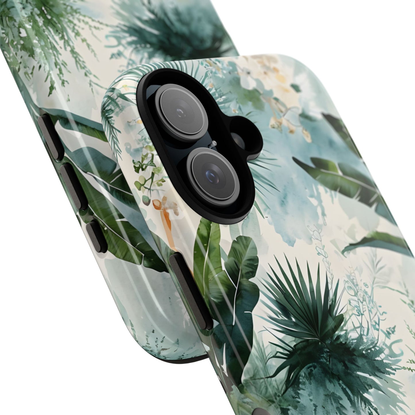 Tropical Botanical Watercolor - Tough iPhone Case
