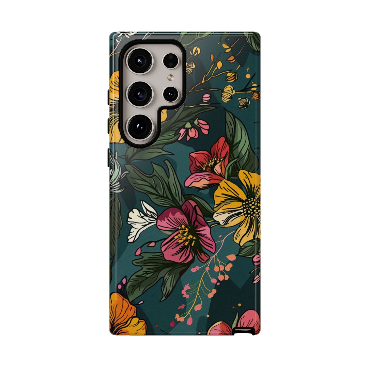 Vintage Floral Bloom – Tough Samsung Galaxy Case