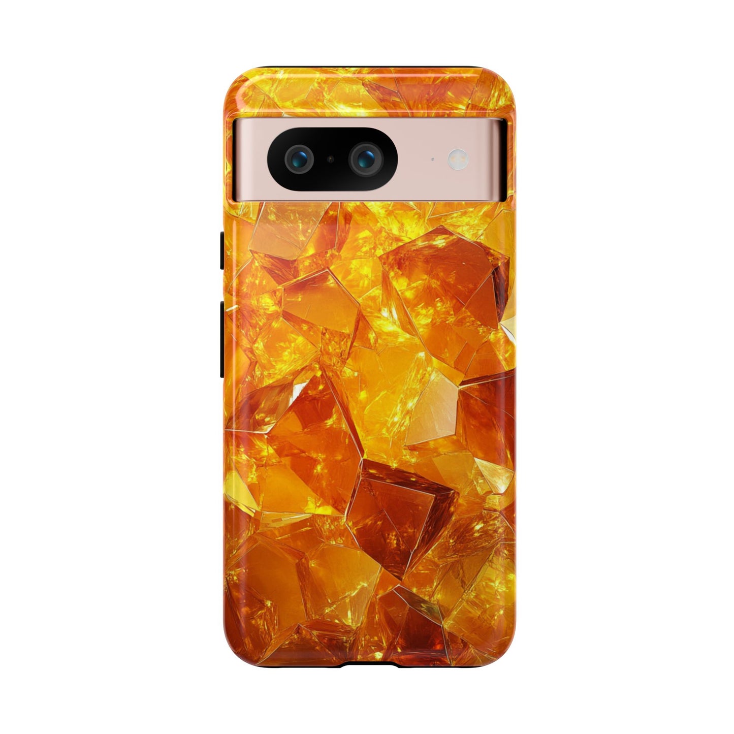 Amber Crystal Shards – Tough Google Pixel Case