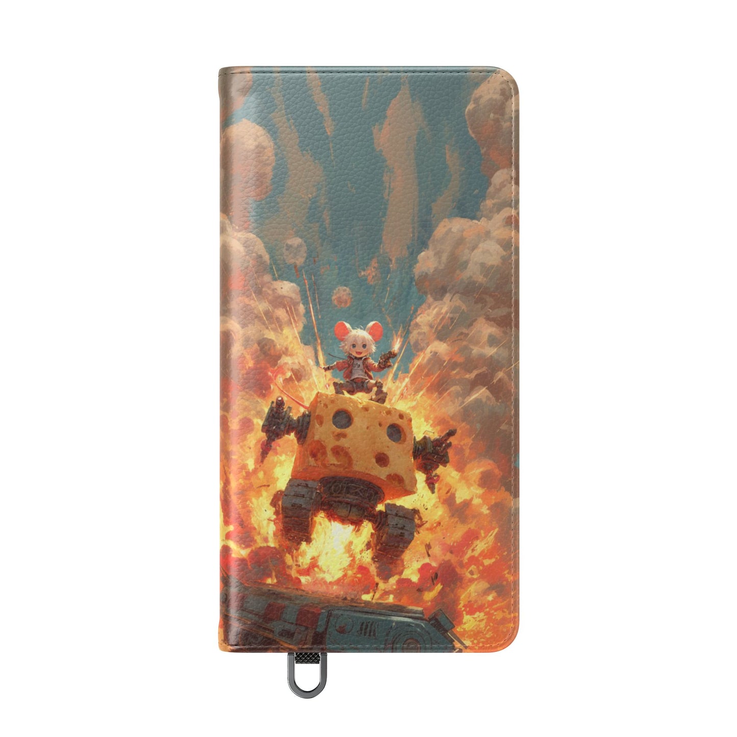 Battle Tank Mouse - Wallet Flip Case