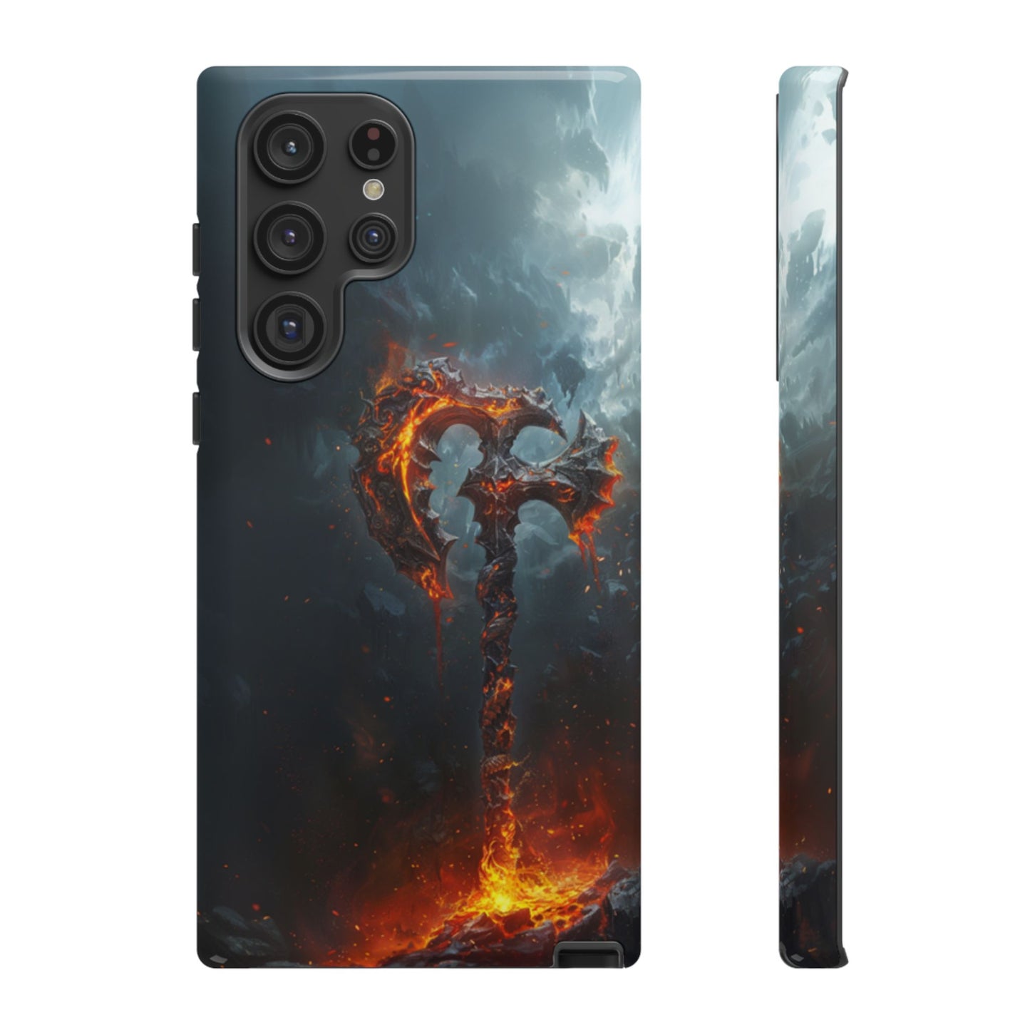 Molten War Axe - Tough Samsung Galaxy Case
