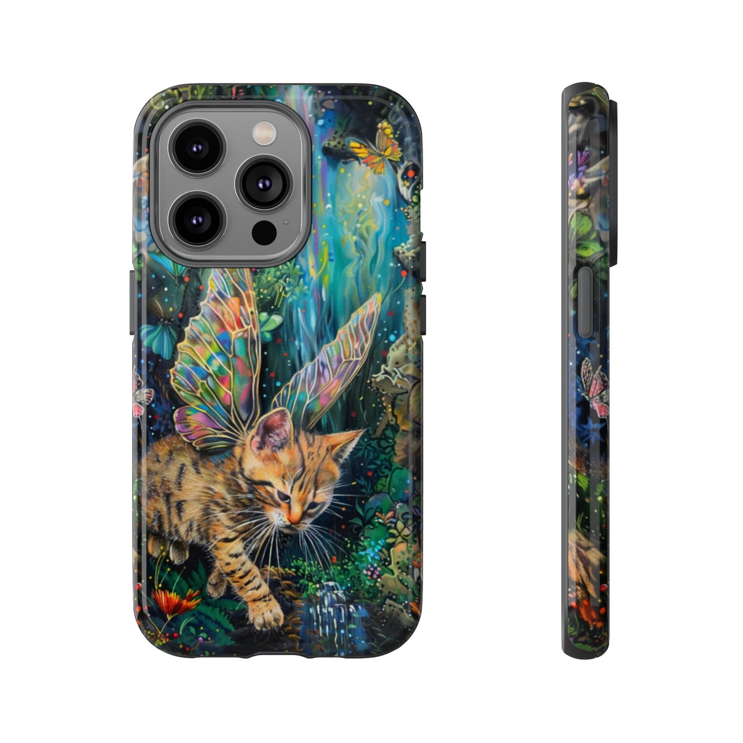 Fairy Garden Cat Phone Case – iPhone, Google Pixel, Samsung Galaxy