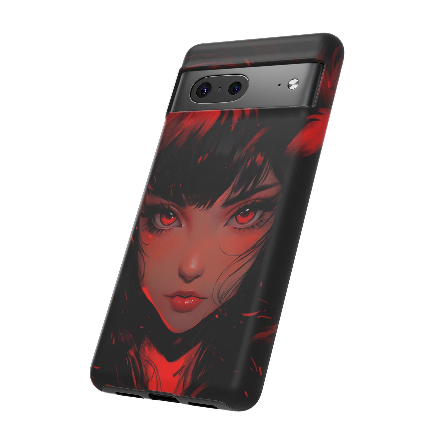 Fiery Gaze Anime Phone Case – iPhone, Google Pixel, Samsung Galaxy