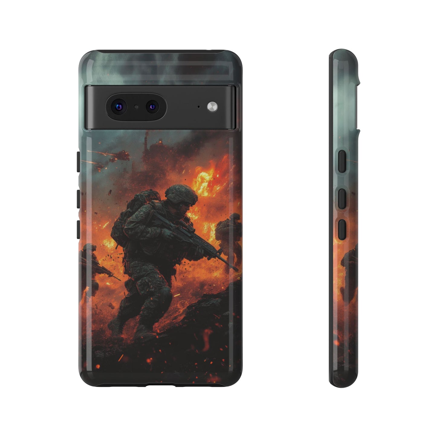 Epic Battlefield Soldier Phone Case - iPhone, Google Pixel, Samsung Galaxy
