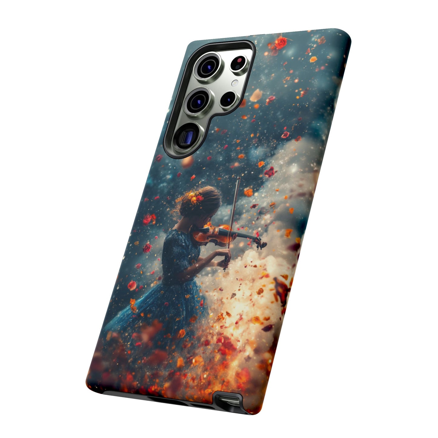 Petal Breeze Violinist Phone Case - iPhone, Google Pixel, Samsung Galaxy