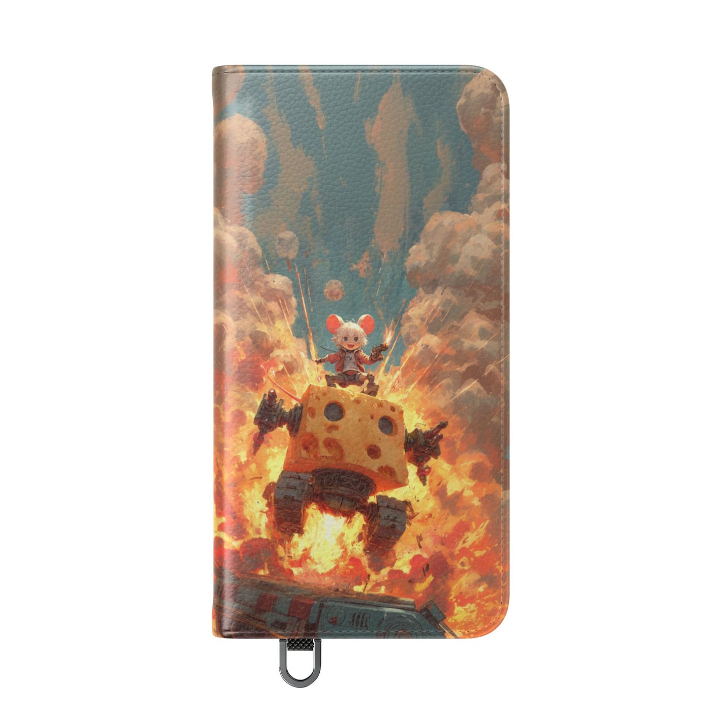 Battle Tank Mouse - Wallet Flip Case