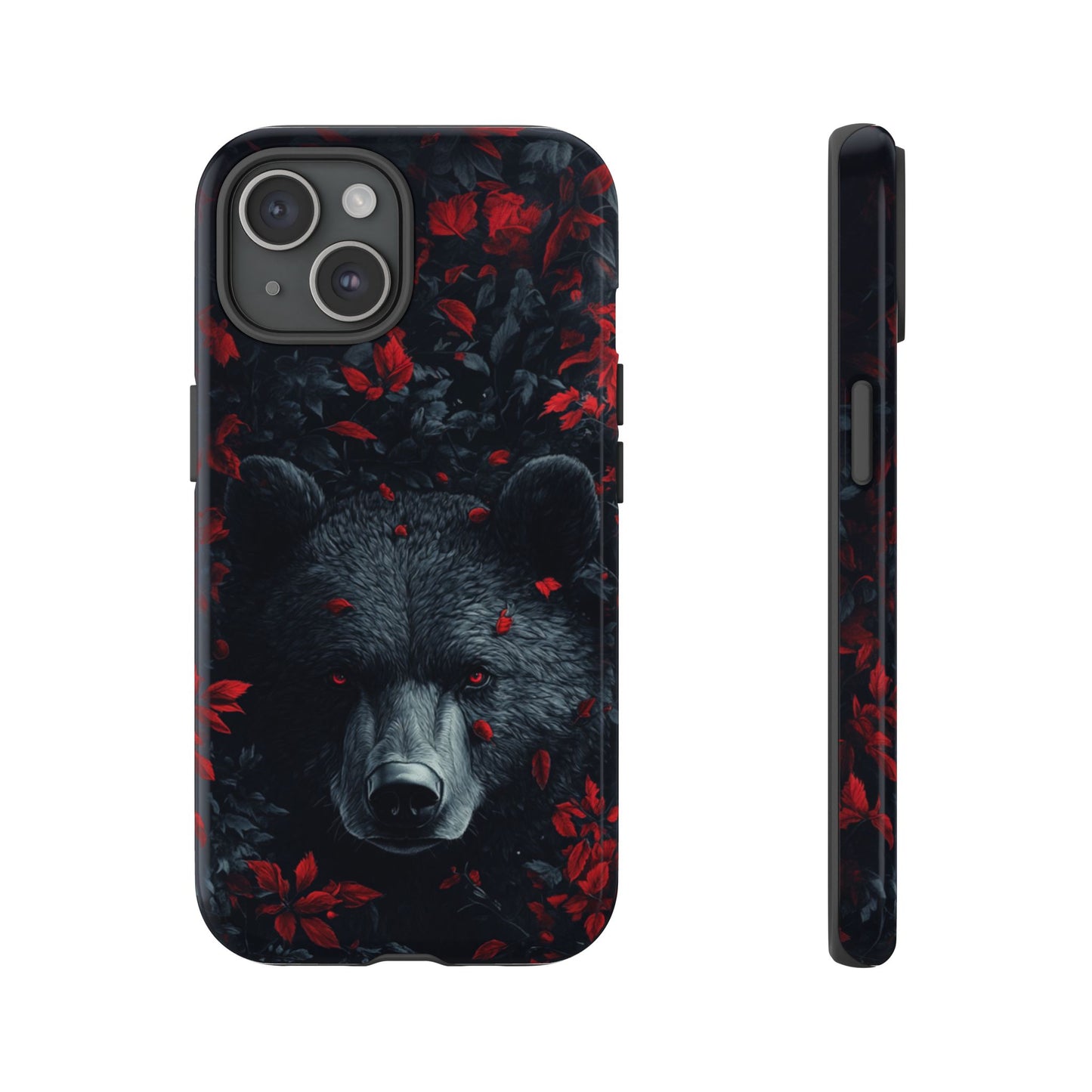Crimson Bear Thicket – Tough iPhone Case