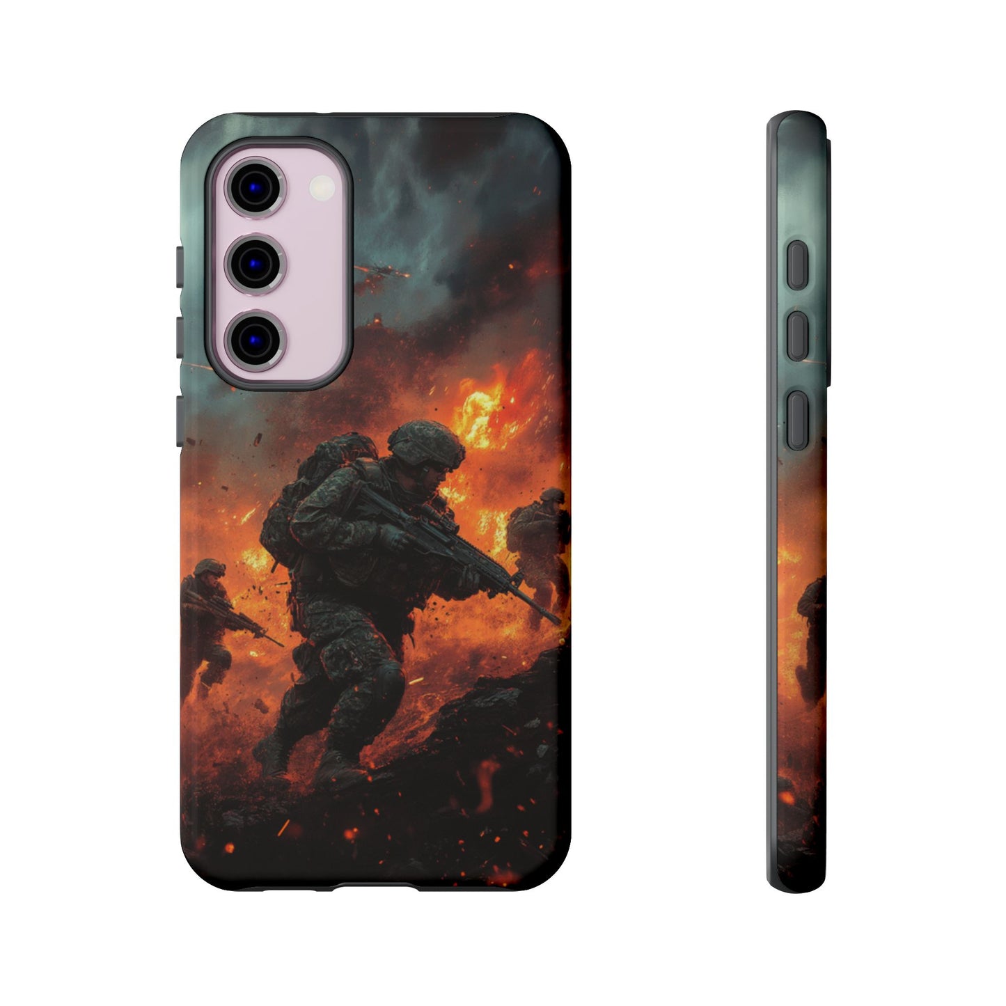 Epic Battlefield Soldier Phone Case - iPhone, Google Pixel, Samsung Galaxy