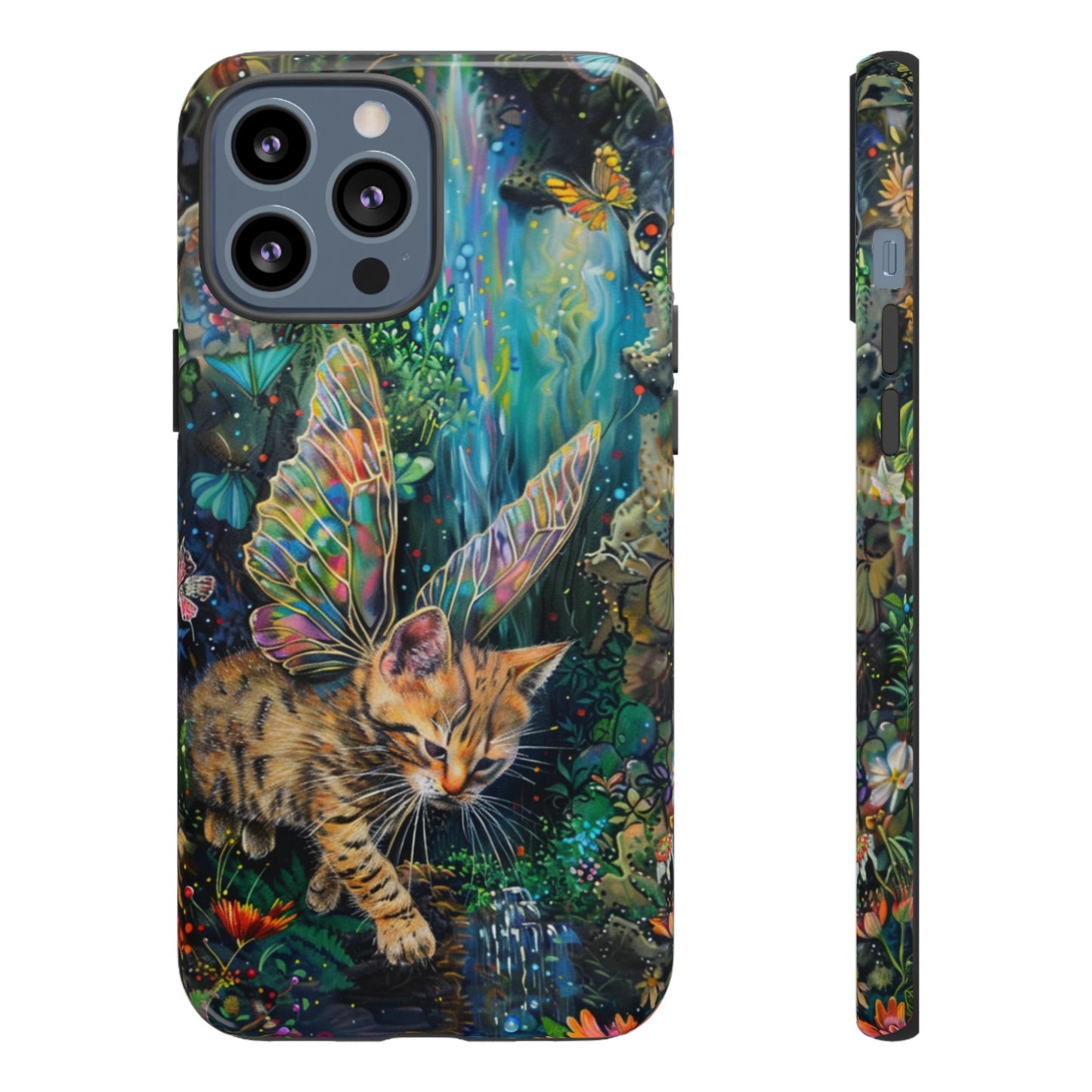 Fairy Garden Cat Phone Case – iPhone, Google Pixel, Samsung Galaxy