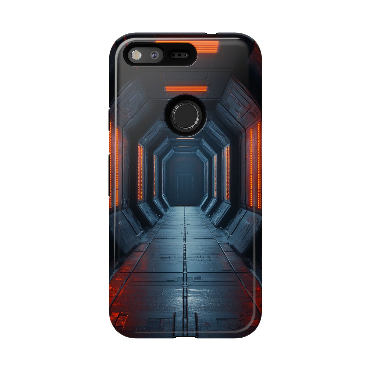 Red Alert Corridor – Tough Google Pixel Case