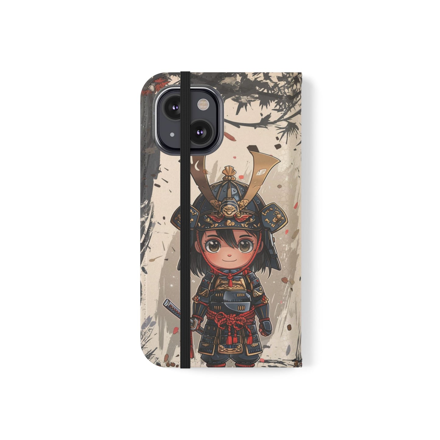 Chibi Samurai - Wallet Flip Case