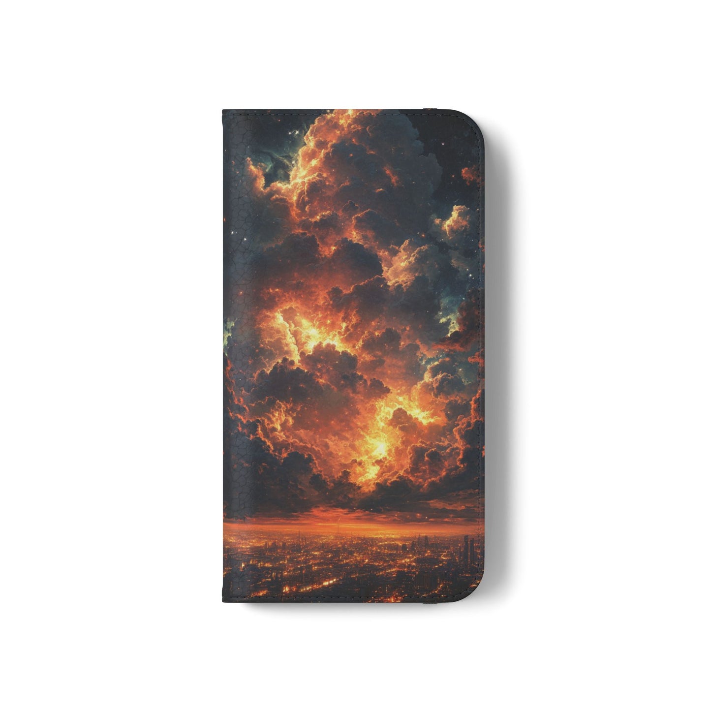 Cosmic Storm - Wallet Flip Case