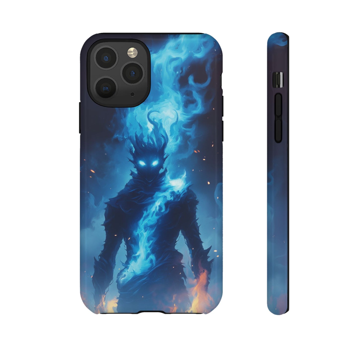 Blue Flame Spirit - Tough iPhone Case