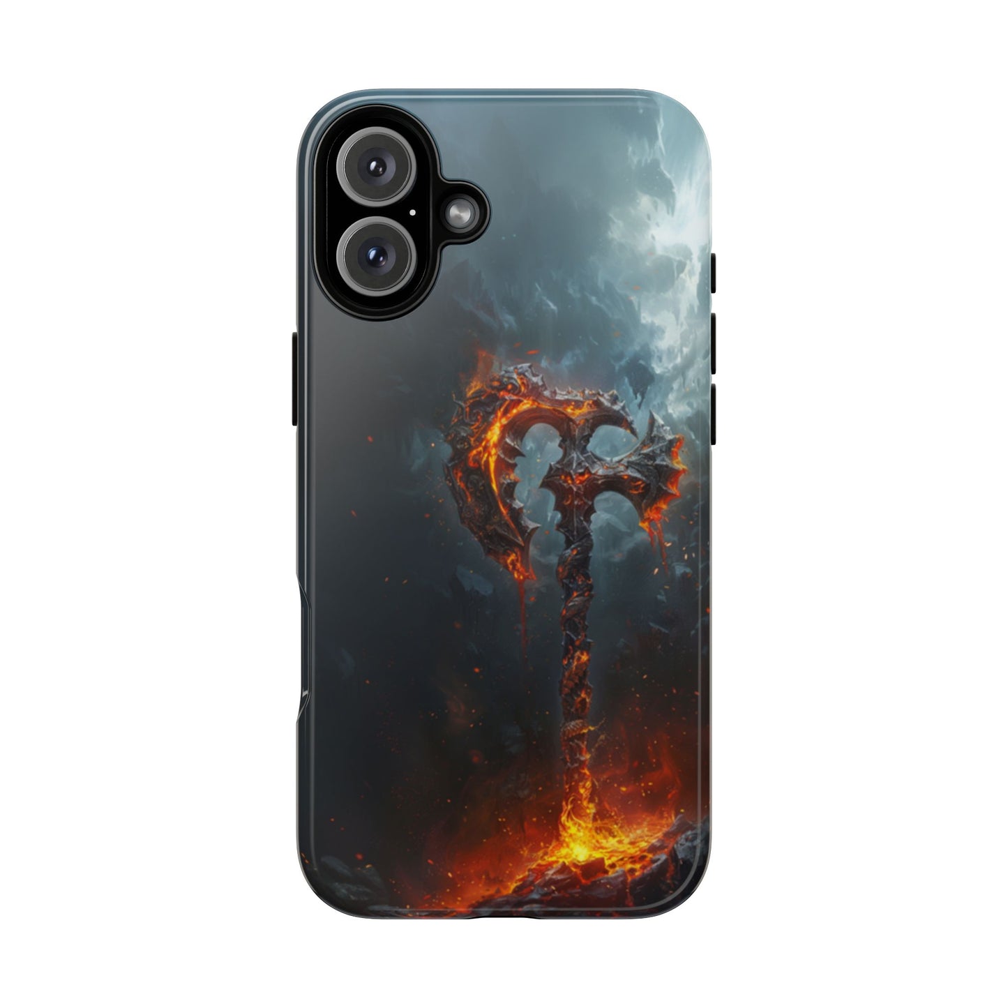Molten War Axe - Tough iPhone Case