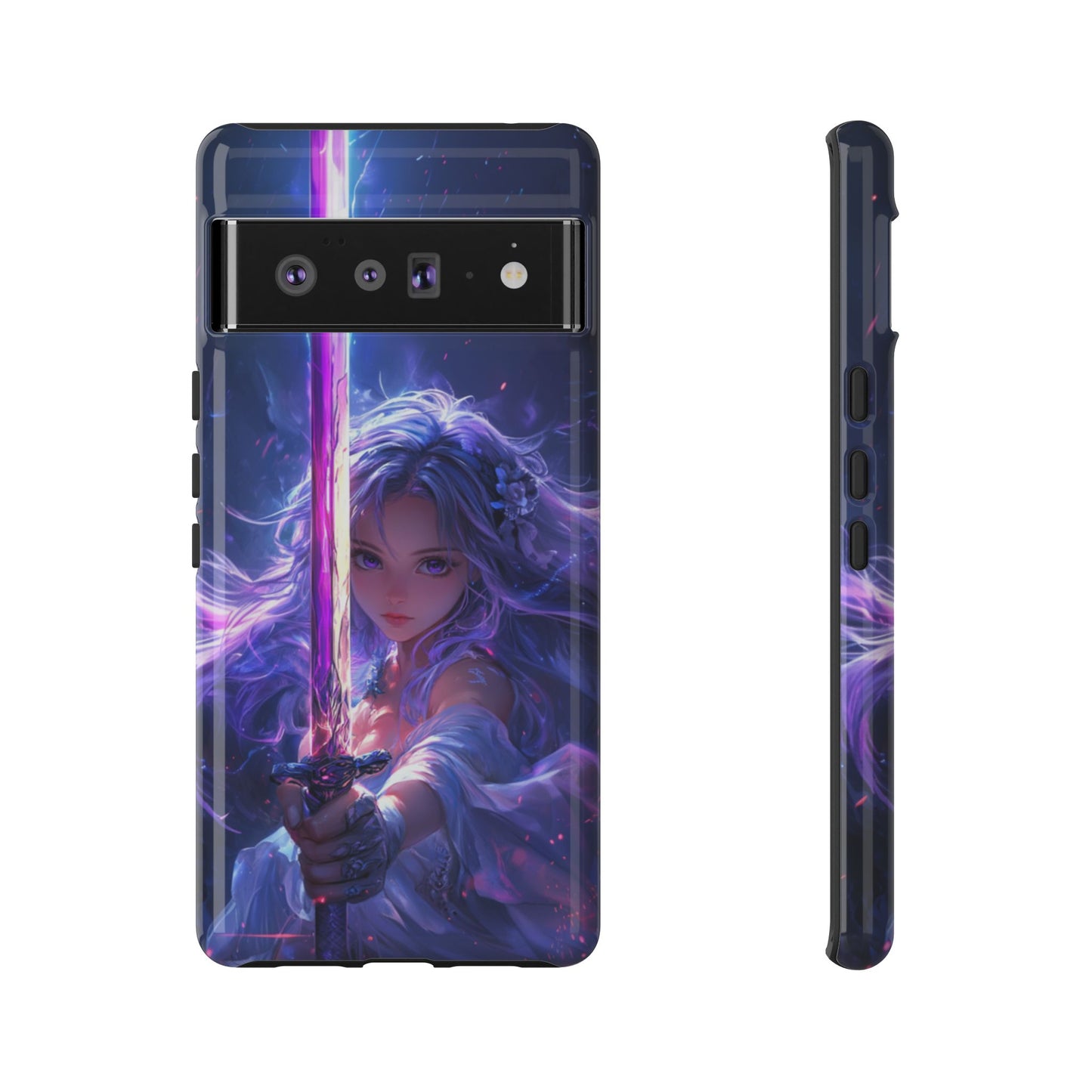 Violet Blade Warrior – Tough Google Pixel Case
