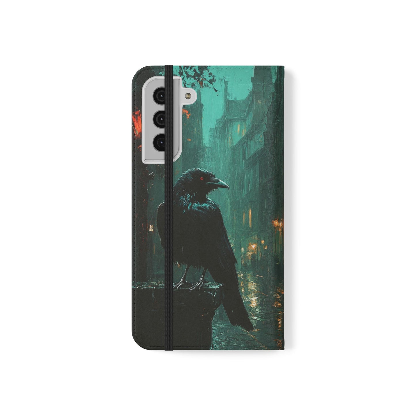 Victorian Raven - Wallet Flip Case
