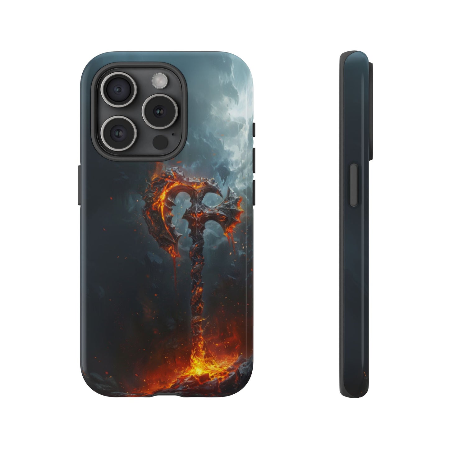 Molten War Axe - Tough iPhone Case