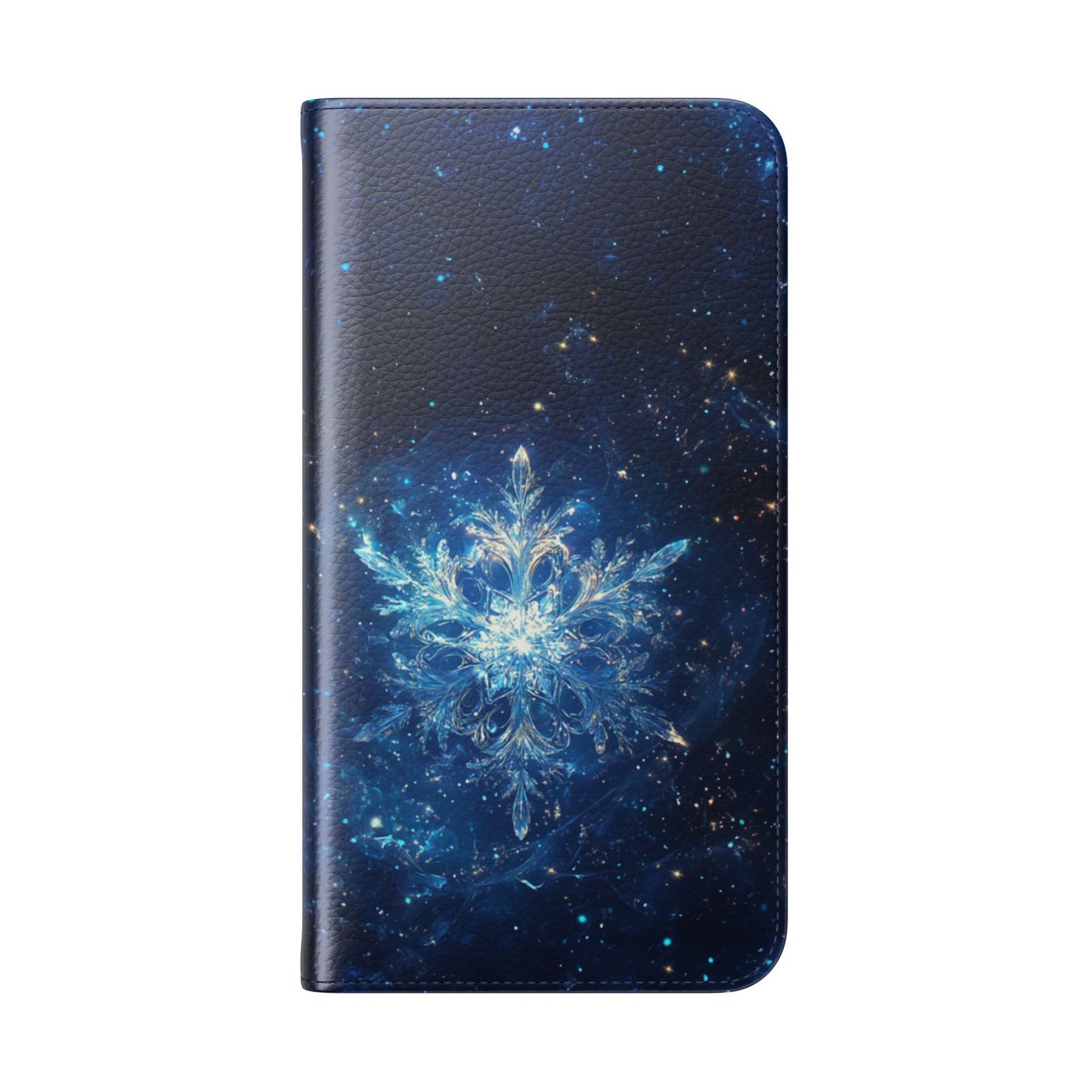 Cosmic Snowflake - Wallet Flip Case