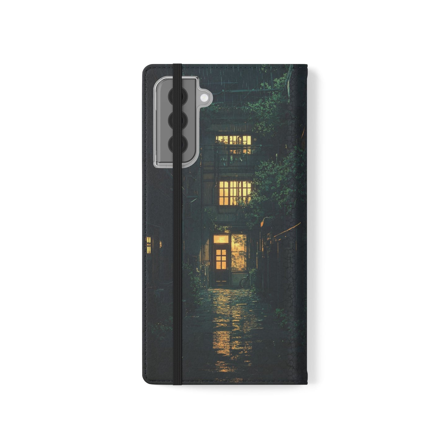 Rainy Alley - Wallet Flip Case