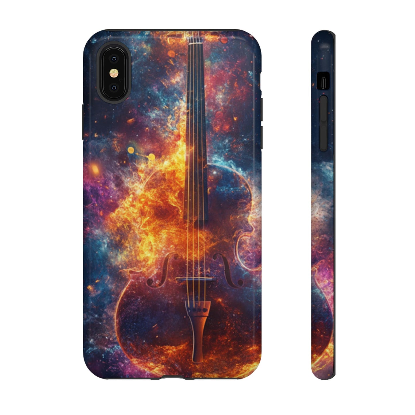 Fiery Violin Galaxy Phone Case – iPhone, Samsung, Google Pixel