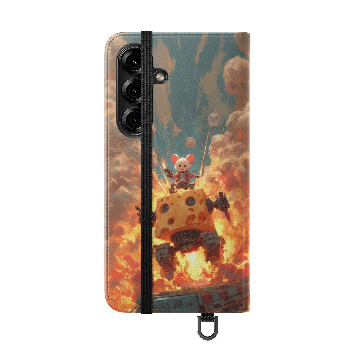 Battle Tank Mouse - Wallet Flip Case