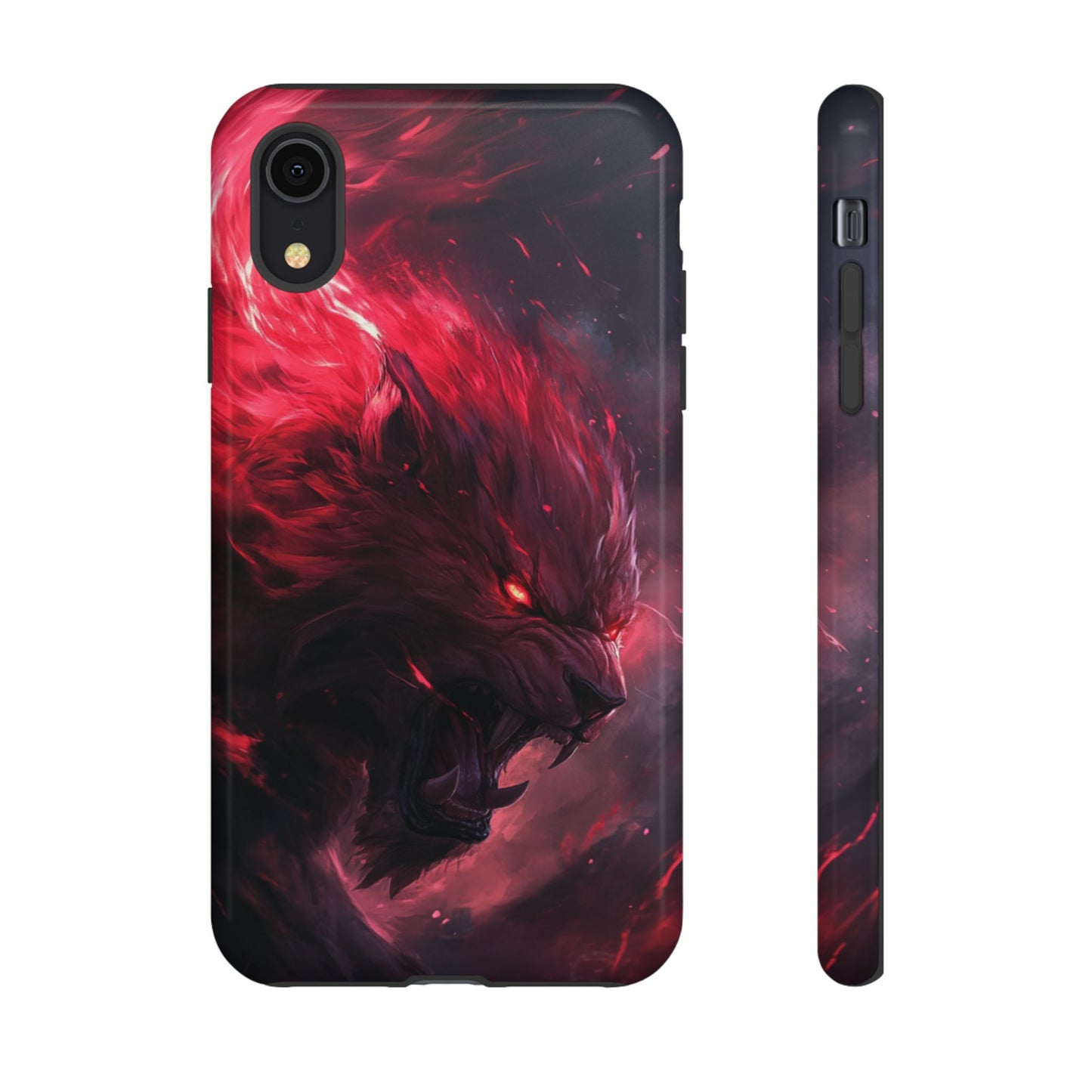 Fiery Wolf Spirit – Tough iPhone Case