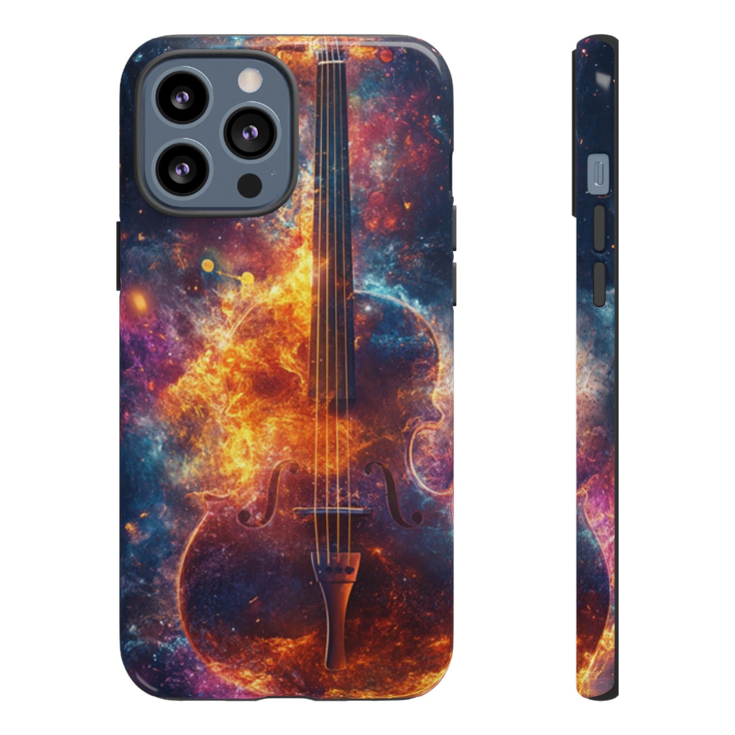Fiery Violin Galaxy Phone Case – iPhone, Samsung, Google Pixel