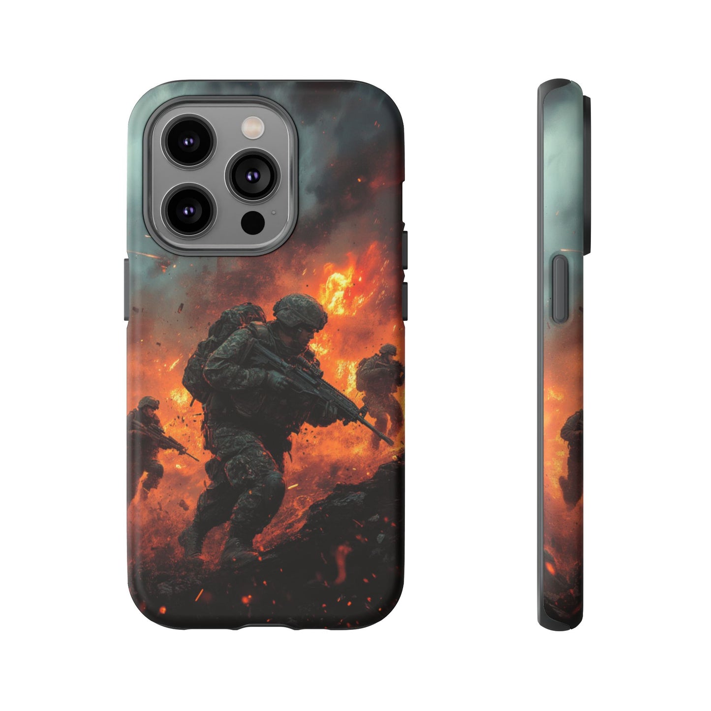 Epic Battlefield Soldier Phone Case - iPhone, Google Pixel, Samsung Galaxy