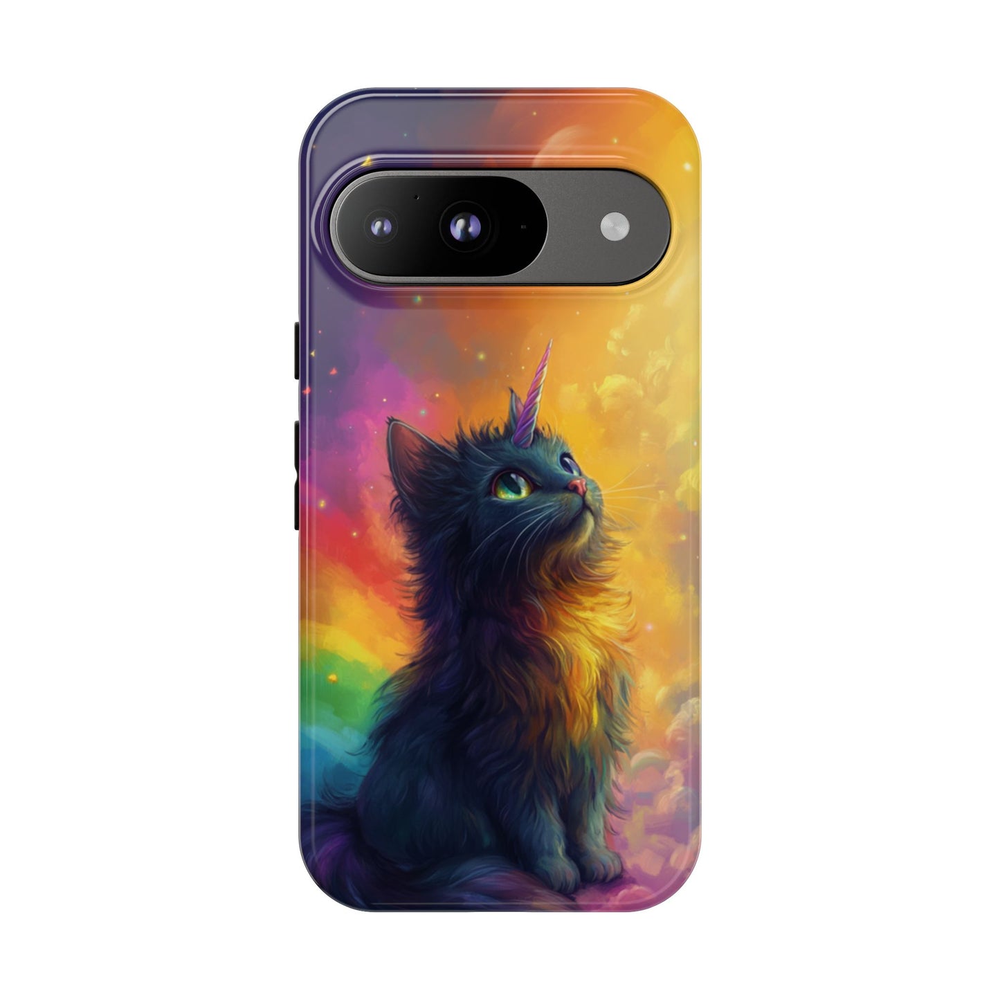 Rainbow Unicorn Cat Phone Case – iPhone, Google Pixel, Samsung Galaxy