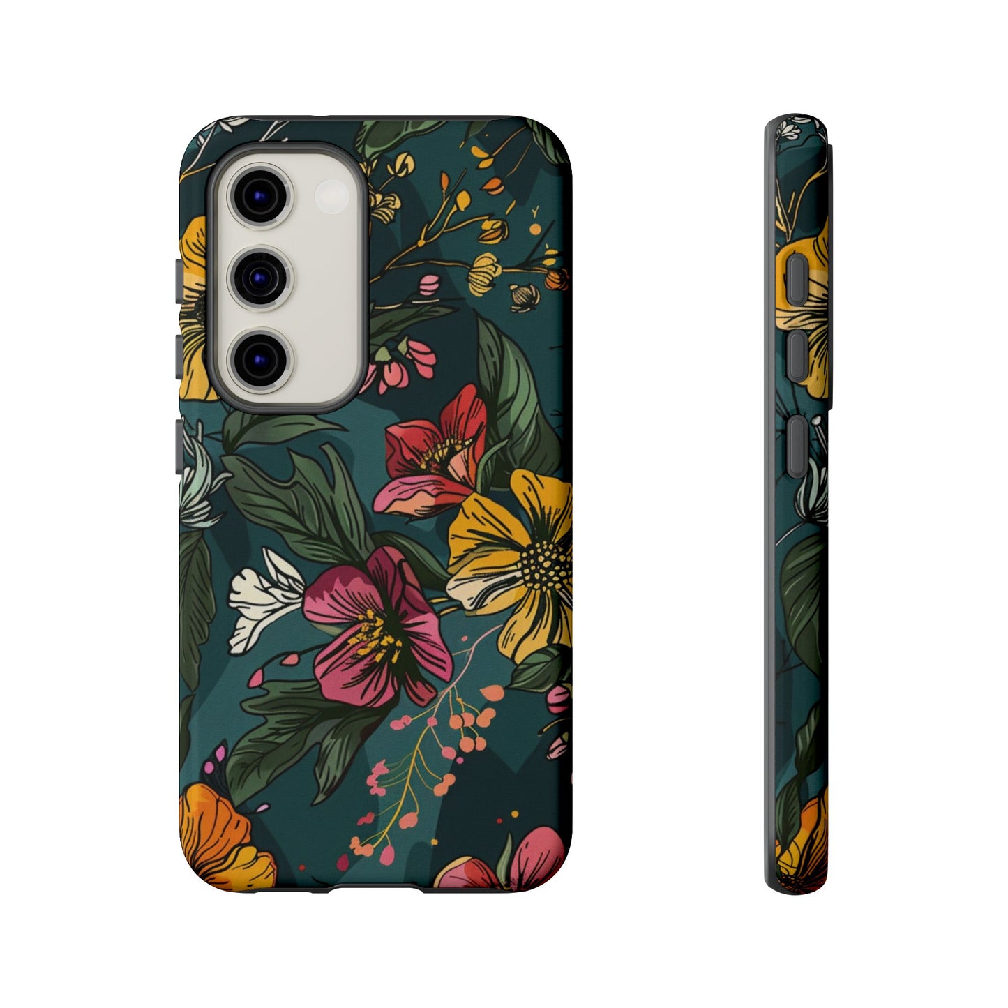 Vintage Floral Bloom – Tough Samsung Galaxy Case