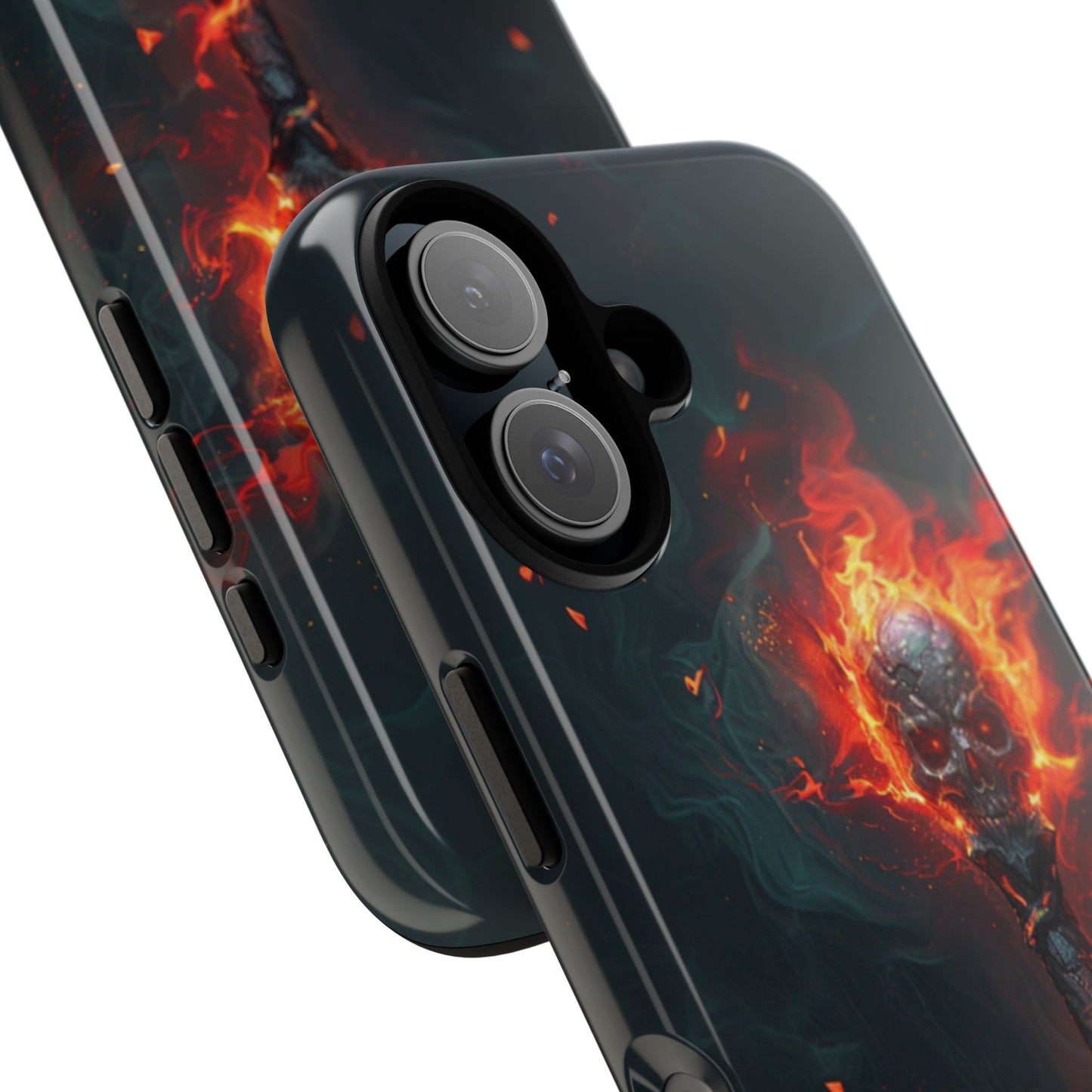 Inferno Skull Staff - Tough iPhone Case