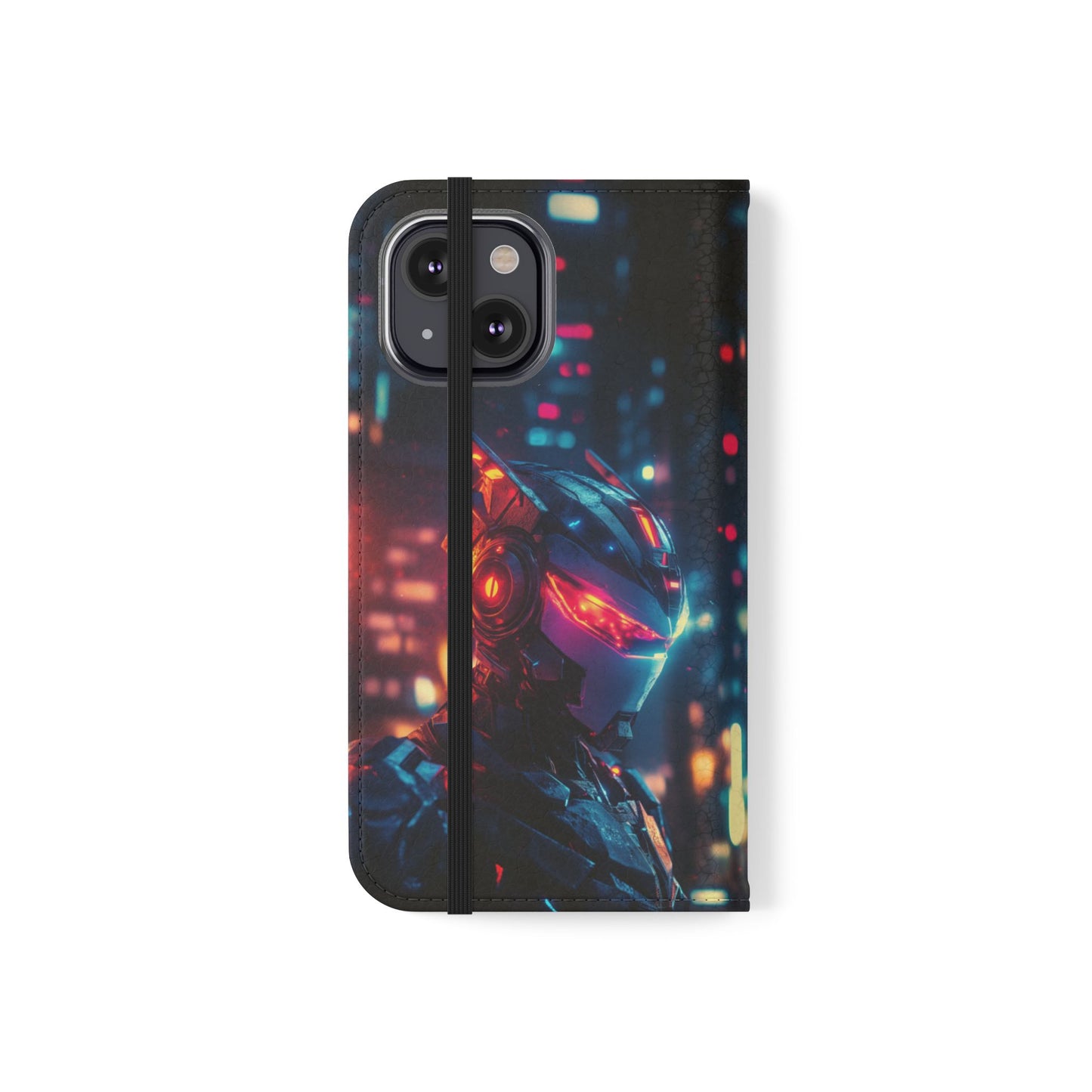 Neon Cyborg - Wallet Flip Case