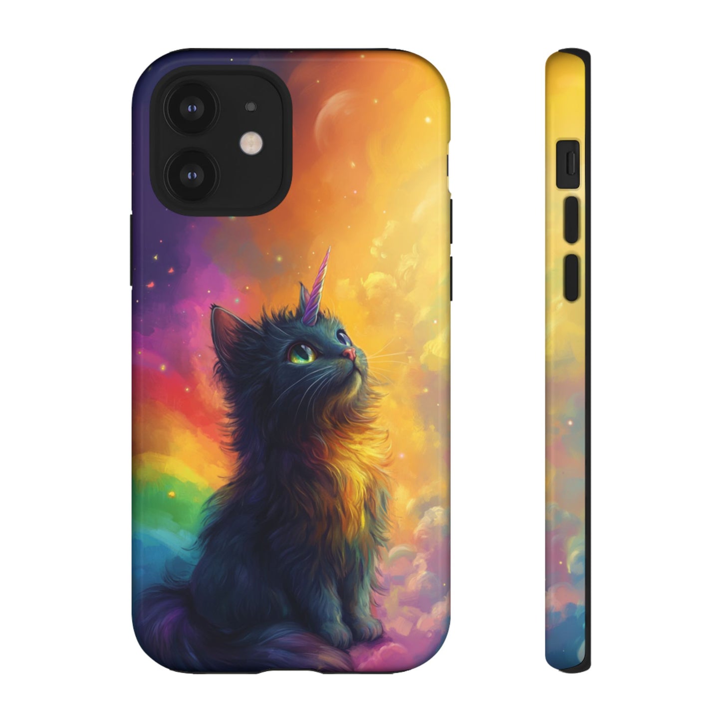 Rainbow Unicorn Cat Phone Case – iPhone, Google Pixel, Samsung Galaxy