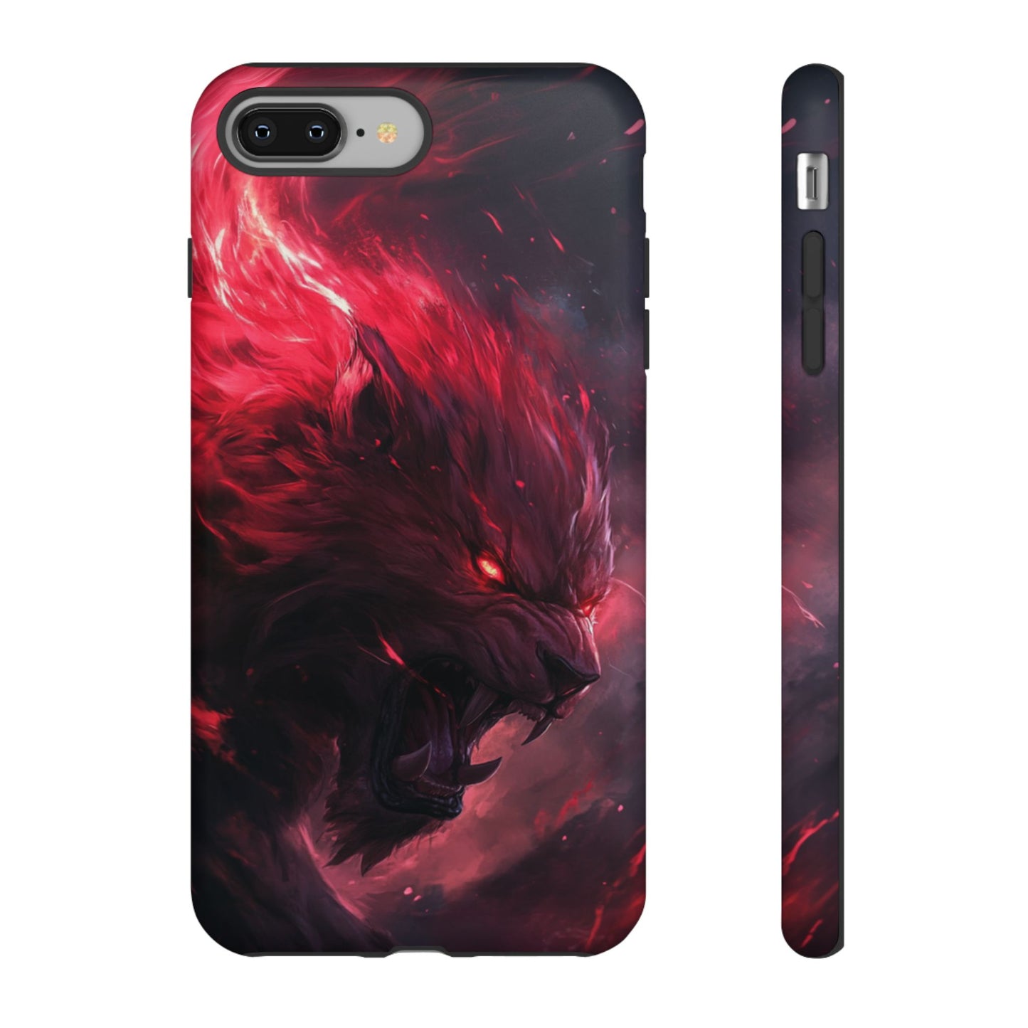 Fiery Wolf Spirit – Tough iPhone Case