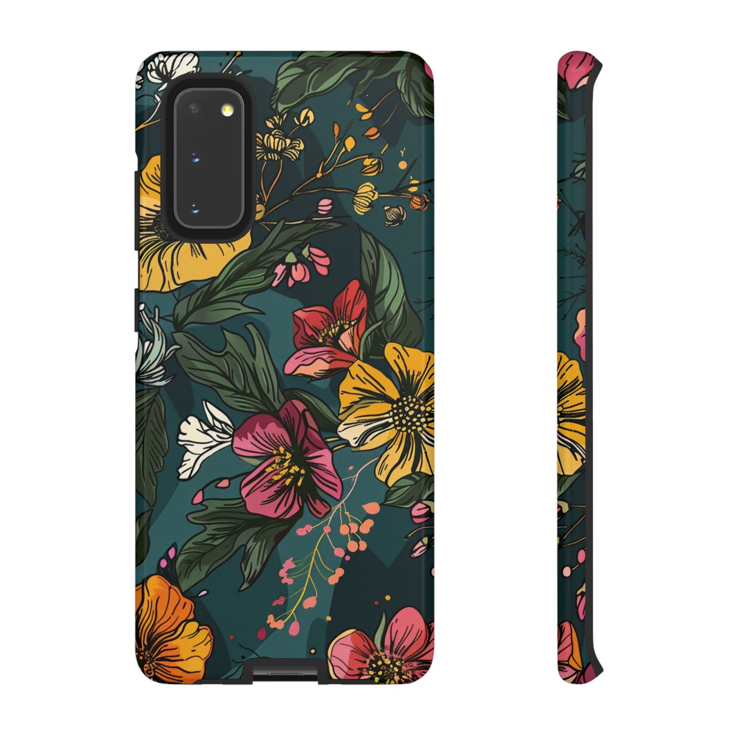 Vintage Floral Bloom – Tough Samsung Galaxy Case