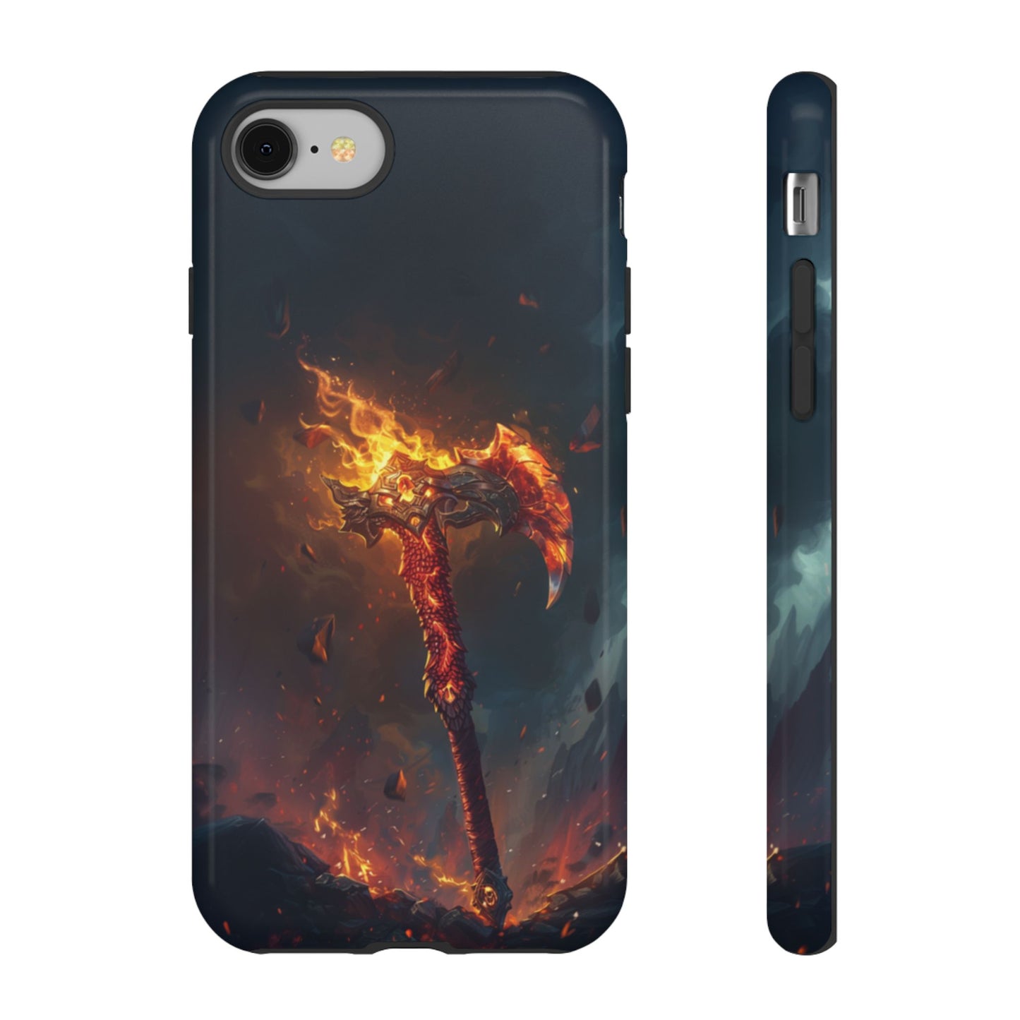 Dragon Fire Axe - Tough iPhone Case