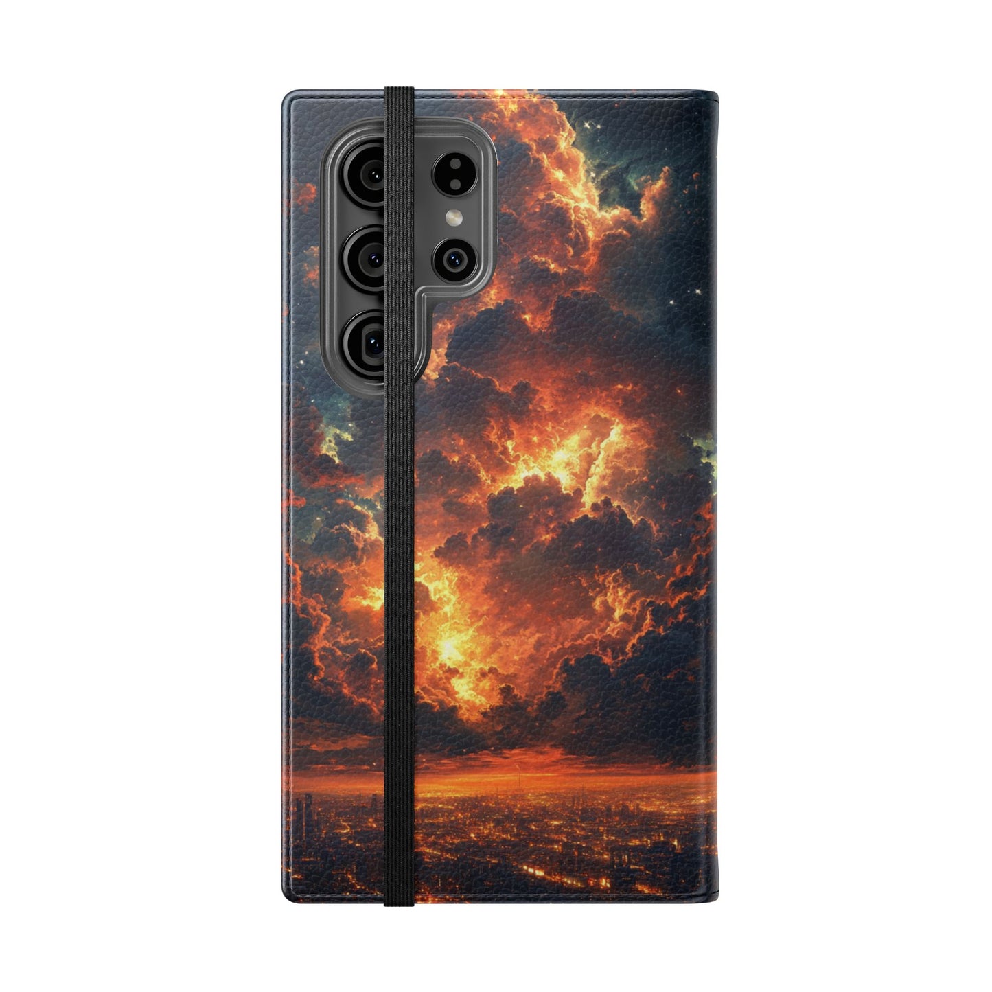 Cosmic Storm - Wallet Flip Case