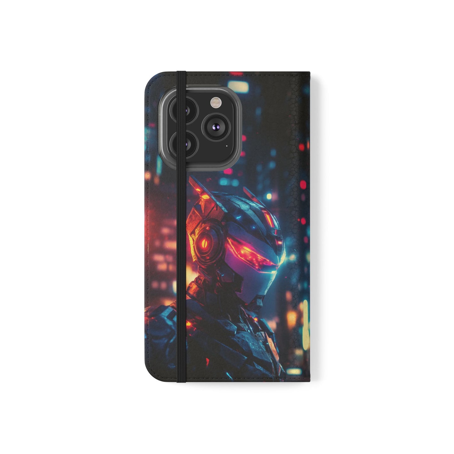 Neon Cyborg - Wallet Flip Case
