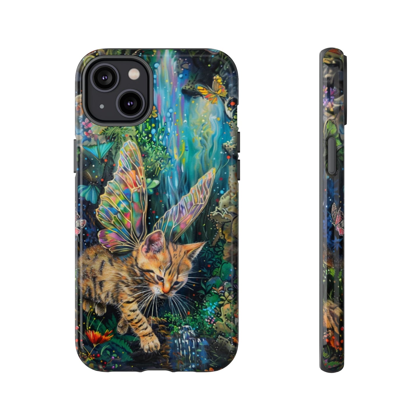 Fairy Garden Cat Phone Case – iPhone, Google Pixel, Samsung Galaxy