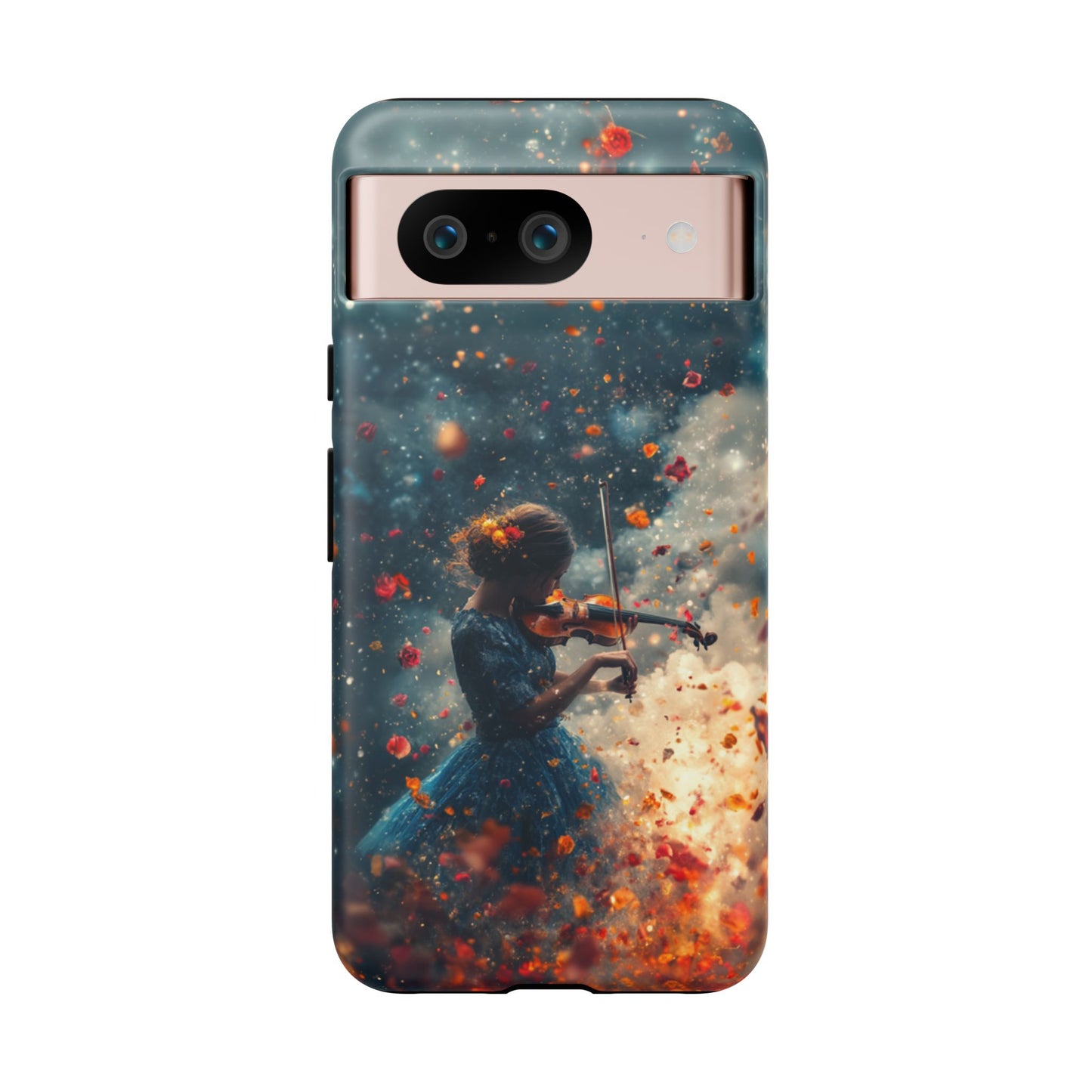 Petal Breeze Violinist Phone Case - iPhone, Google Pixel, Samsung Galaxy