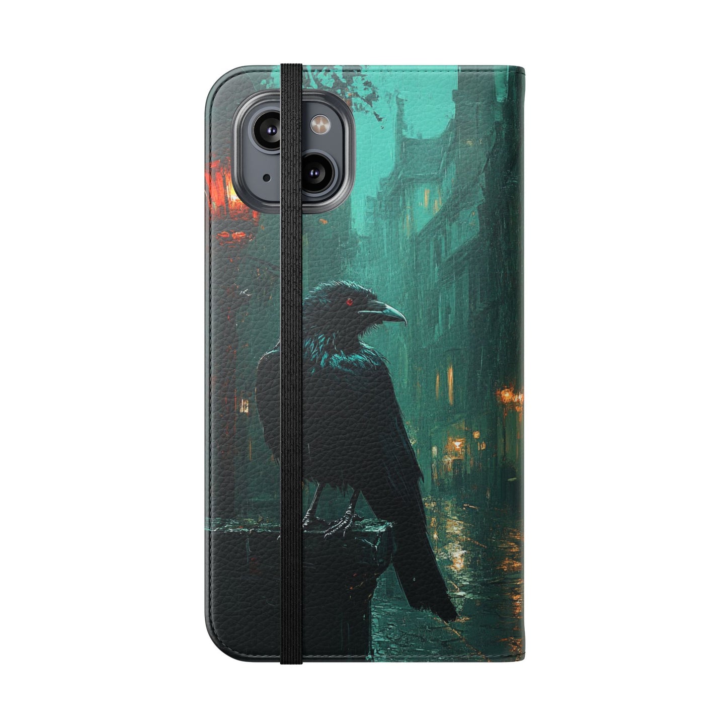 Victorian Raven - Wallet Flip Case