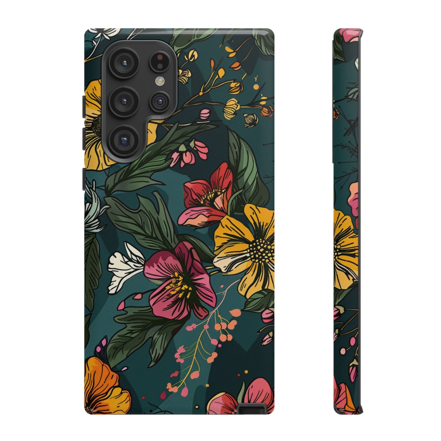 Vintage Floral Bloom – Tough Samsung Galaxy Case