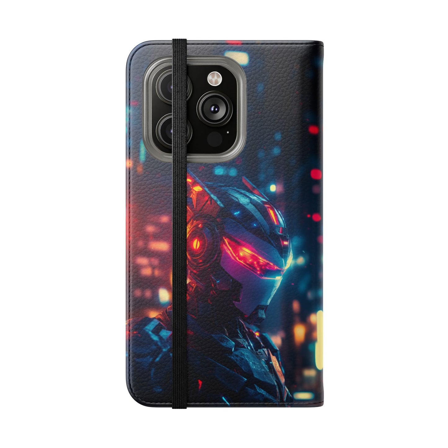 Neon Cyborg - Wallet Flip Case