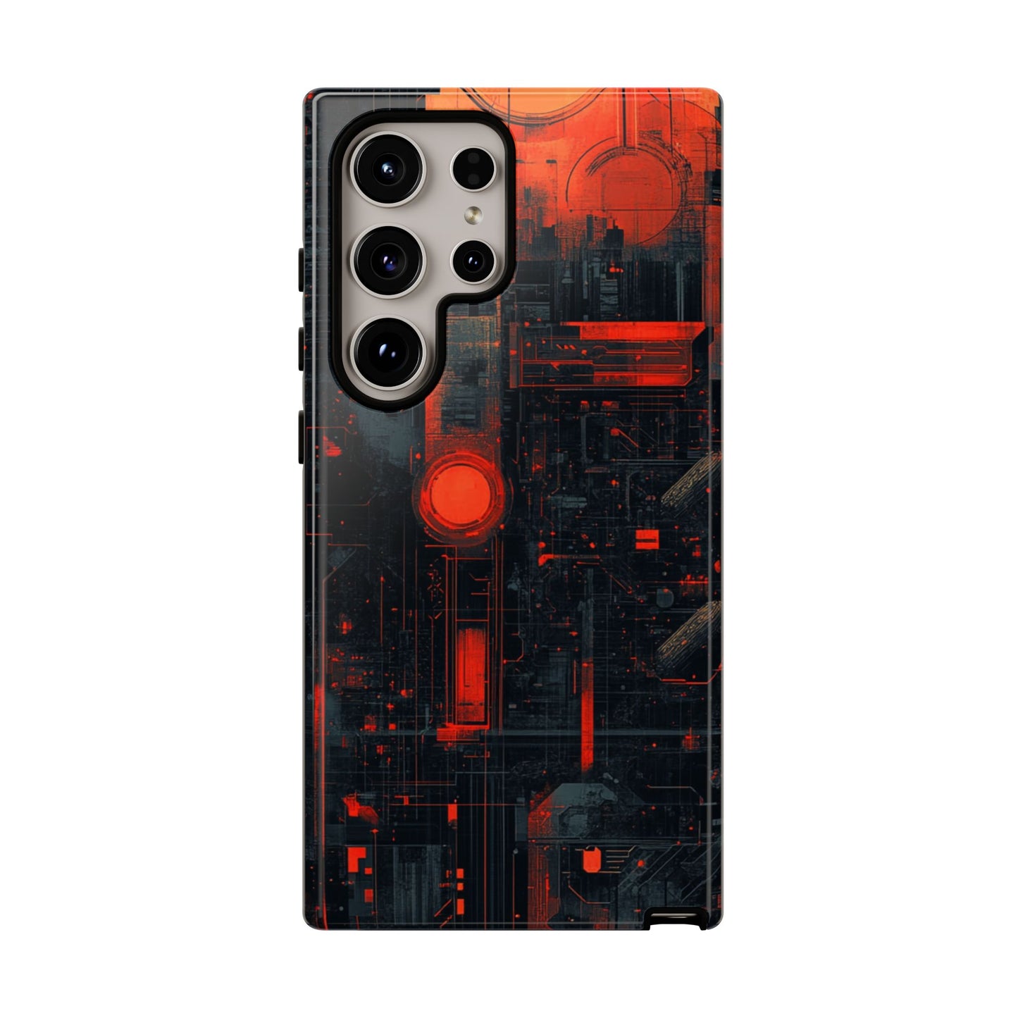 Neon Circuit Matrix – Tough Samsung Galaxy Case