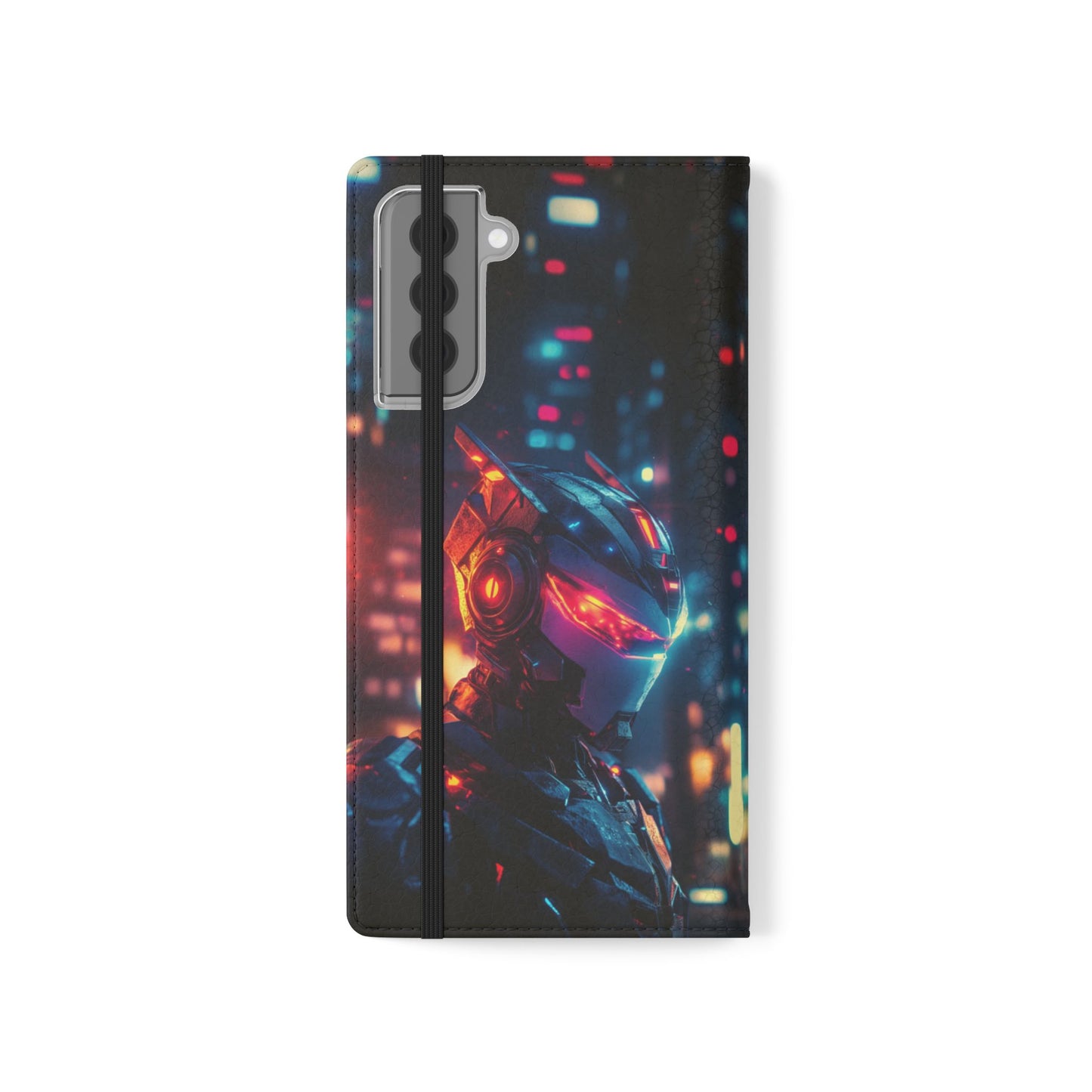 Neon Cyborg - Wallet Flip Case