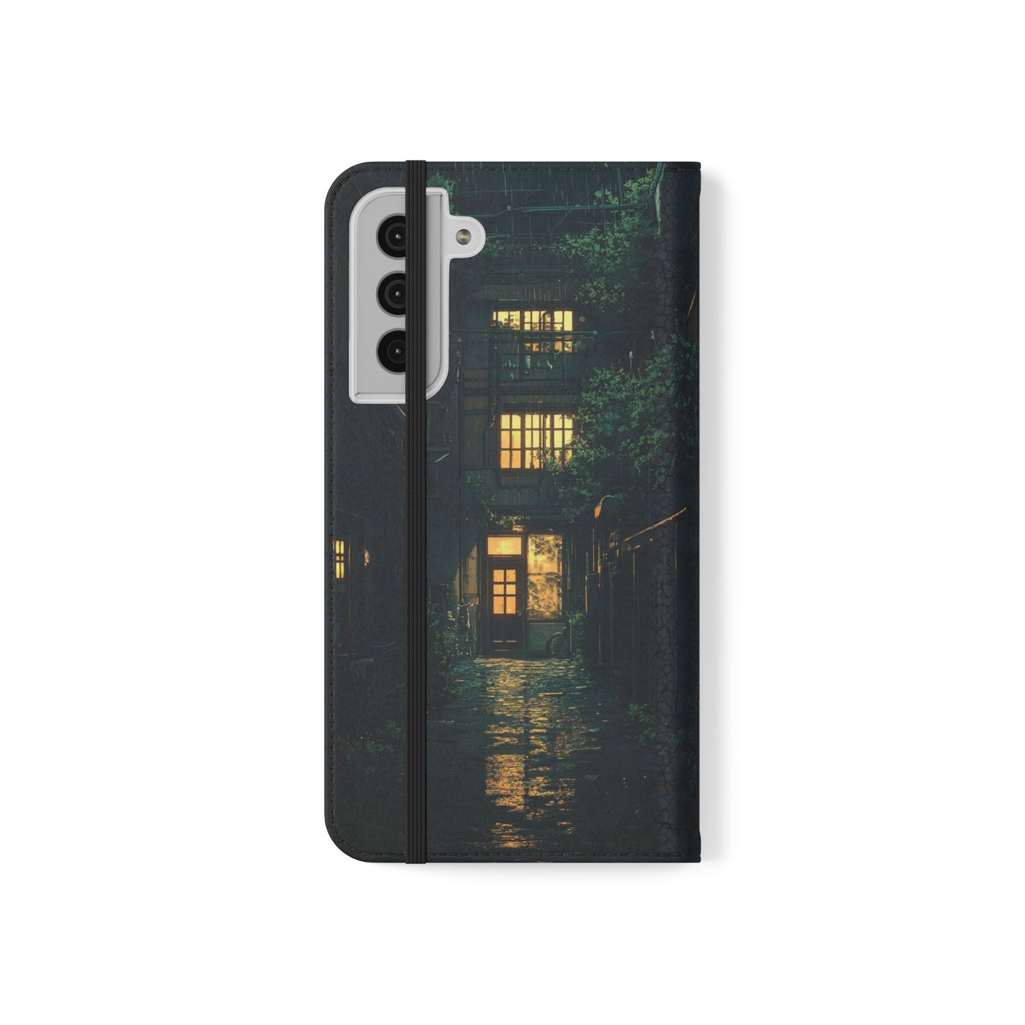 Rainy Alley - Wallet Flip Case
