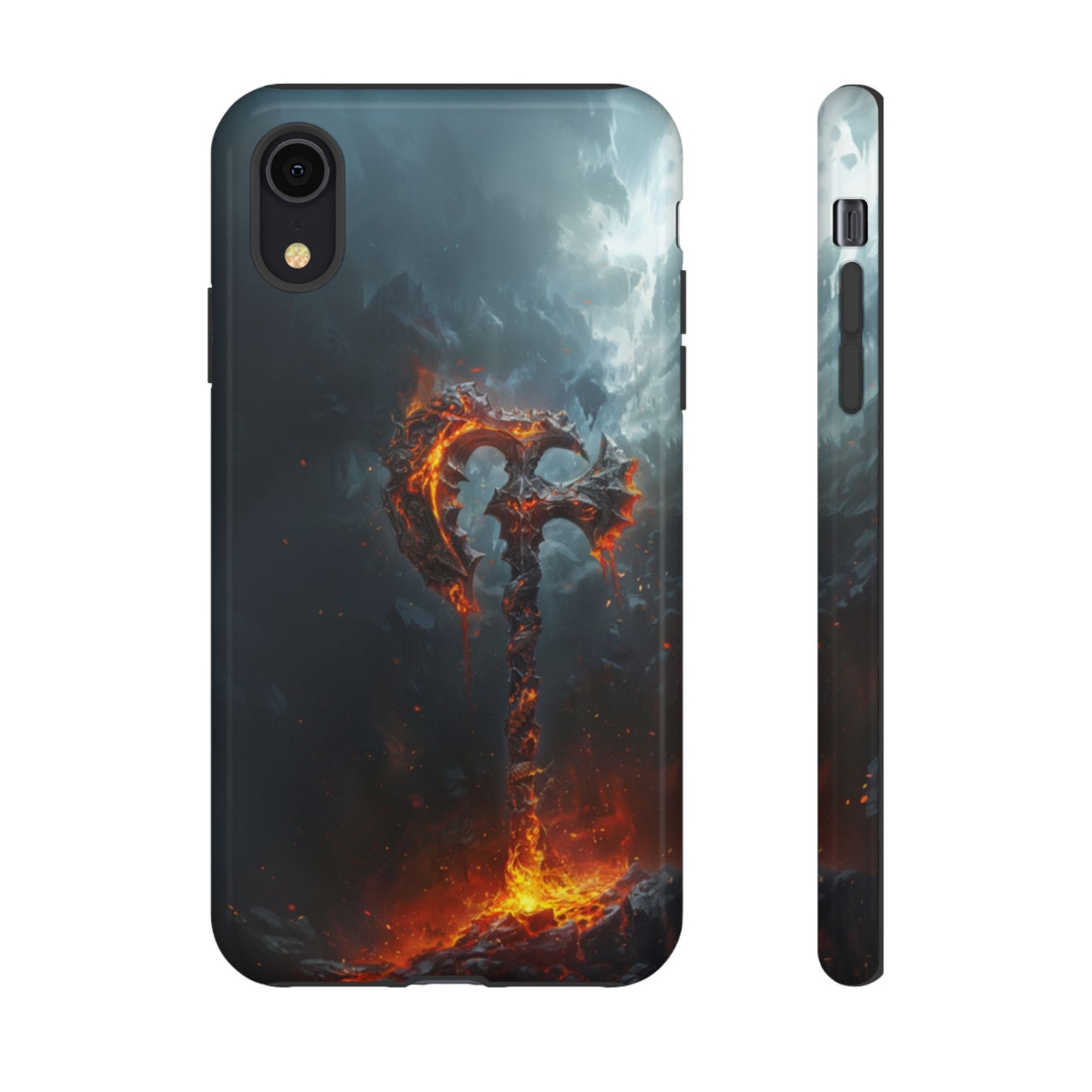 Molten War Axe - Tough iPhone Case