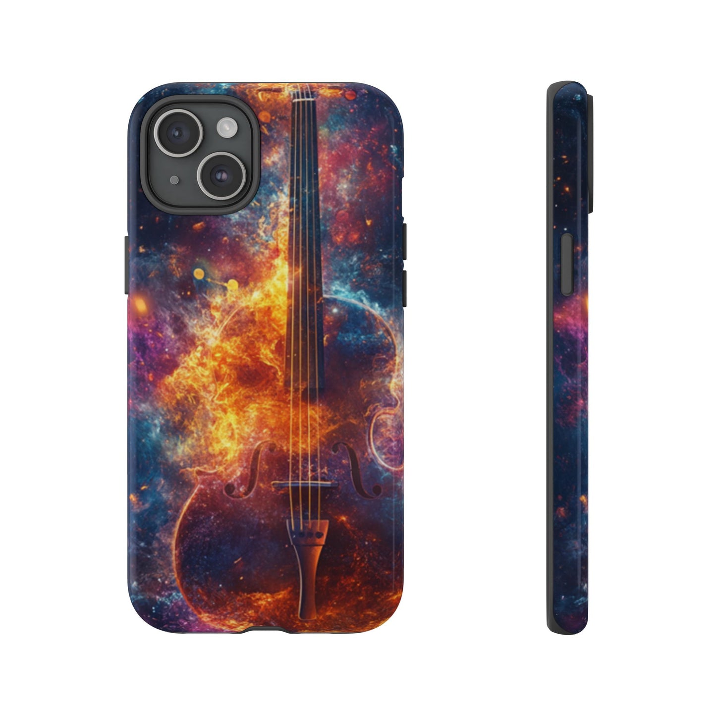 Fiery Violin Galaxy Phone Case – iPhone, Samsung, Google Pixel