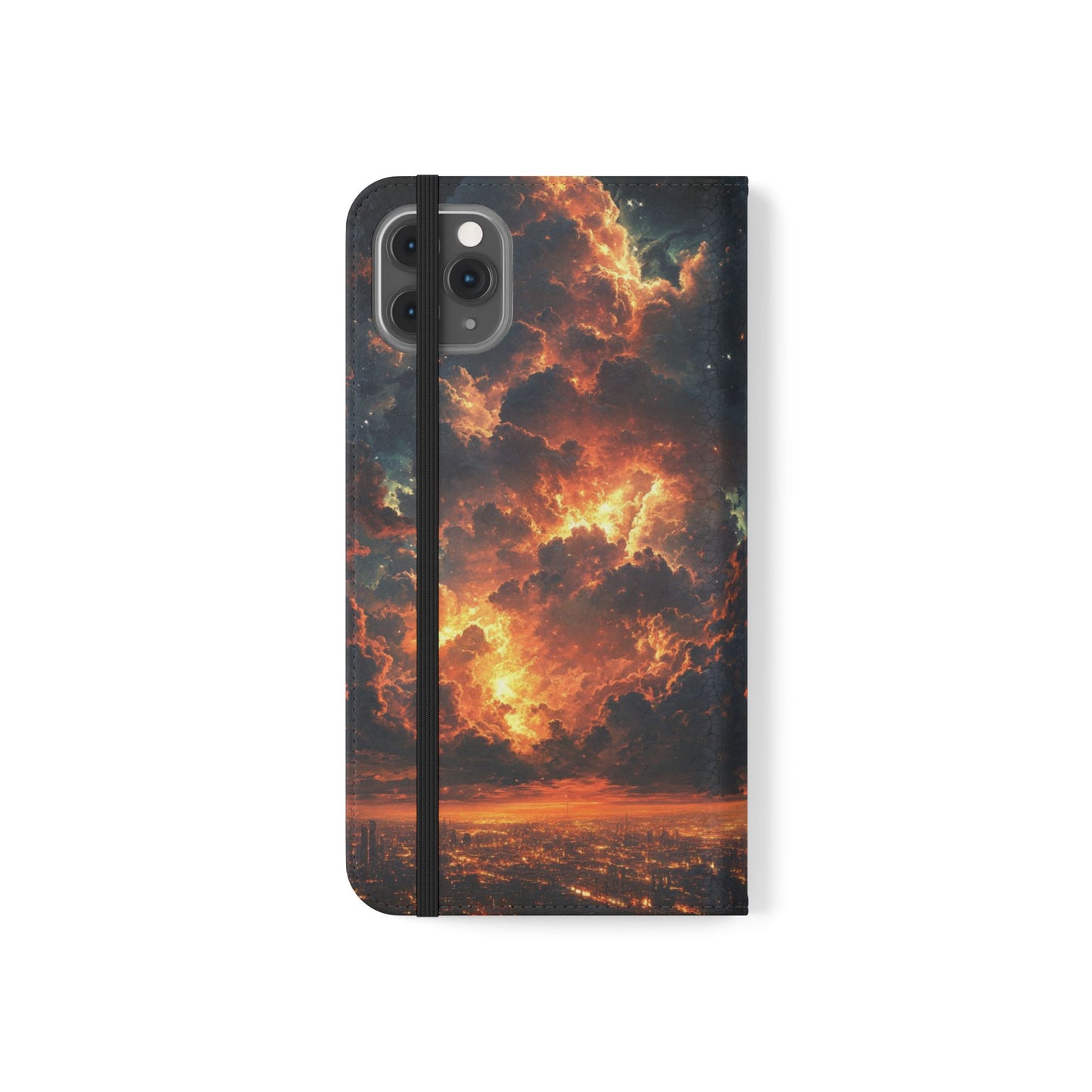 Cosmic Storm - Wallet Flip Case