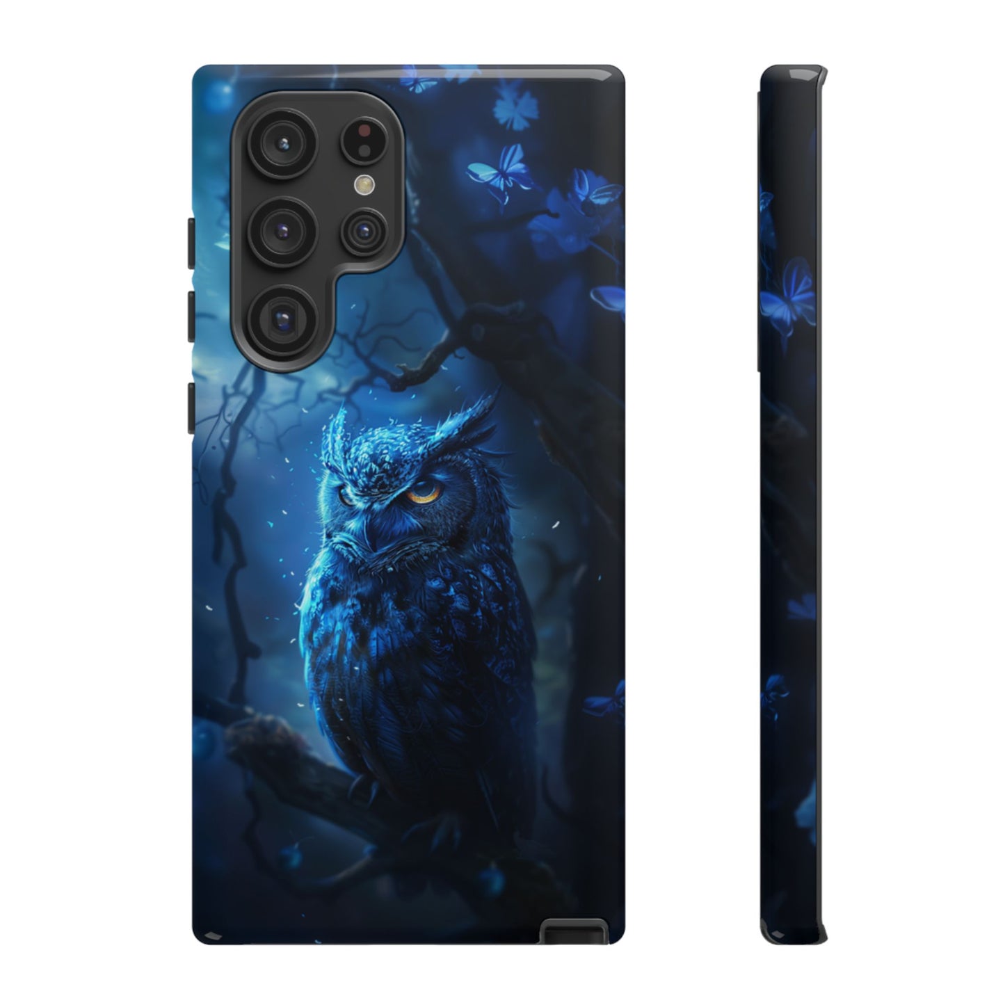 Azure Nocturne Owl – Tough Samsung Galaxy Case